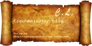 Czechmeiszter Liza névjegykártya